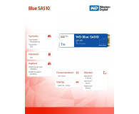 Sandisk 1TB M.2 SATA SSD Blue SA510 - 1054331 - zdjęcie 4